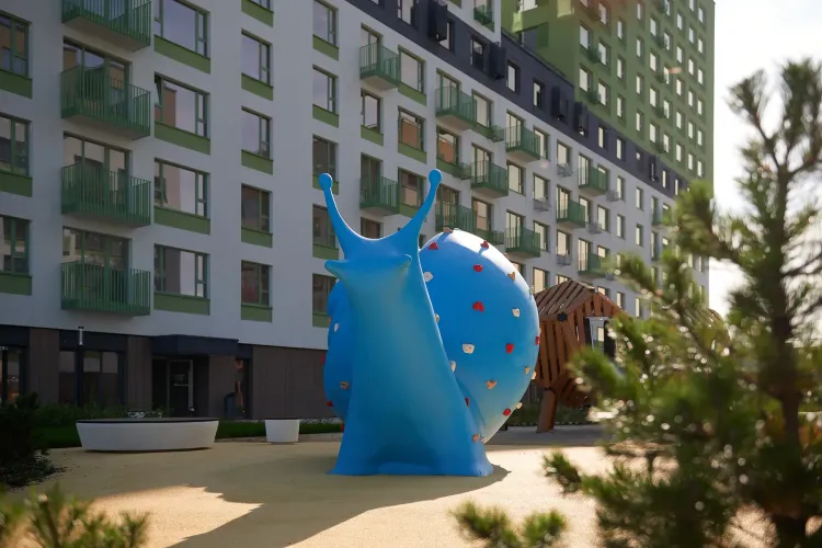 Улитка во дворе «Квартала Культура»