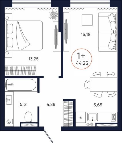 Планировка однокомнатной квартиры Планировка однокомнатной квартиры