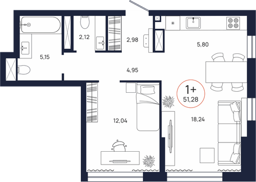 Планировка однокомнатной квартиры Планировка однокомнатной квартиры
